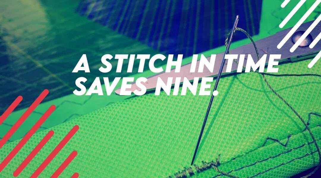 A stitch in time saves your website