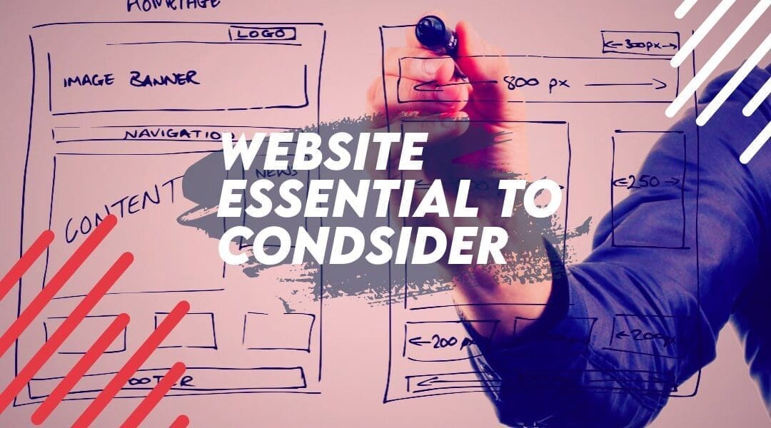 Key essentials for building a website