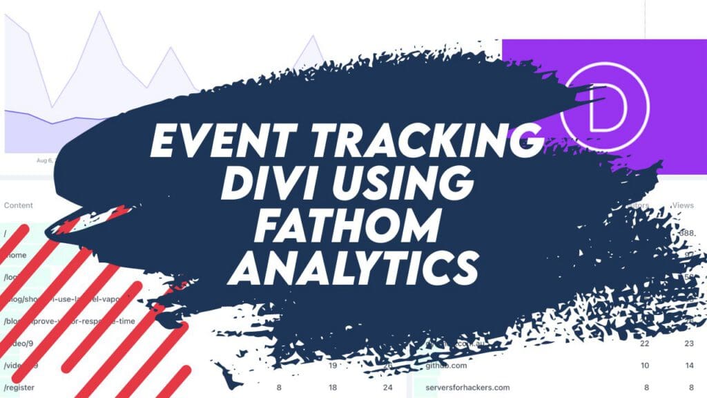 How to track button clicks in divi using fathom